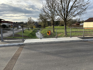 Brücke über die Riß - das Geländer