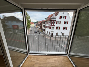Blick aus einer Wohnung