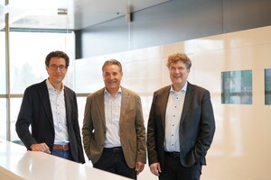 Das Foto zeigt Fridolin, Christian und Felix Schmid. Geschäftsleiter der MATTHÄUS SCHMID Gruppe.