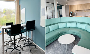 Das Foto zeigt Innenraumansichten des Voith Verwaltungsgebäudes in Ravensburg